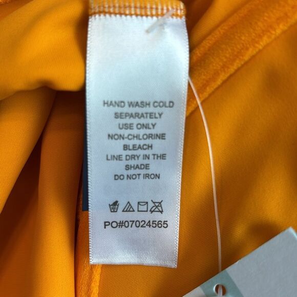 NWT Swimsuits For All GOLD Camille Collection Ribbed One Piece Swimsuit Size L - Picture 10 of 13